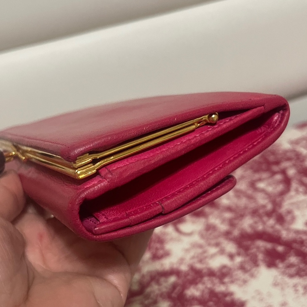 Prada Pink Leather Clutch Wallet - Picture 5 of 12